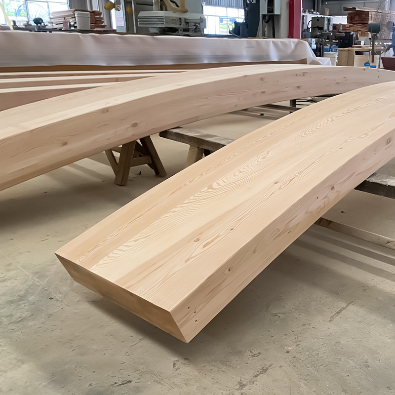 Glulam curvo de abeto Douglas 