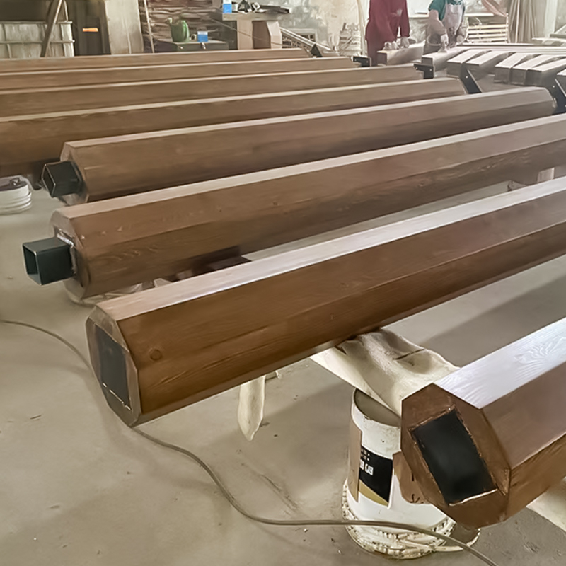 Glulam de forma especial de pino 