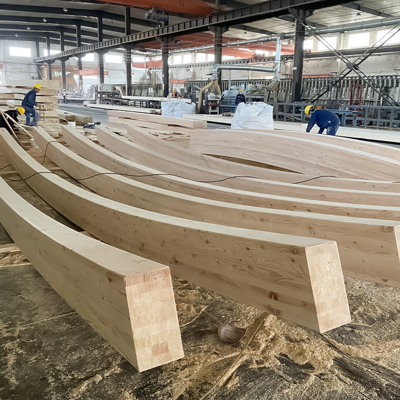 Glulam curvo de abeto Douglas 