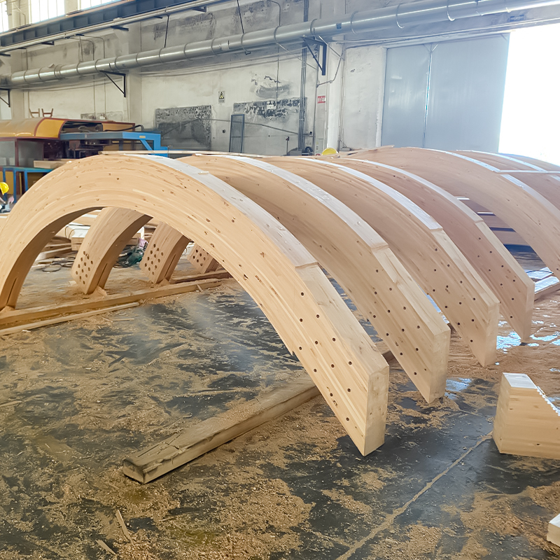 Glulam curvo de abeto Douglas 