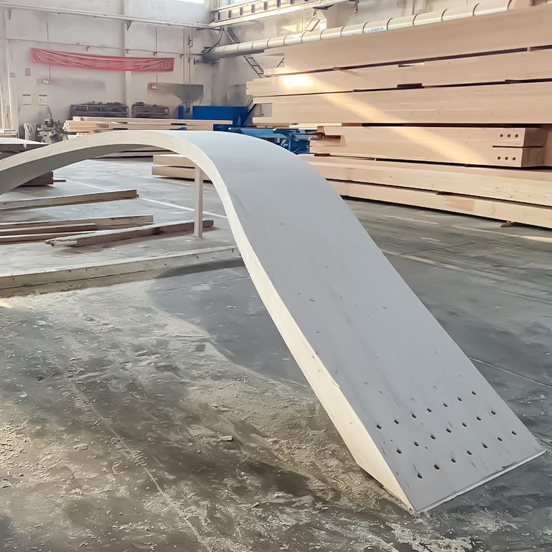 Glulam de forma especial de abeto Glulam de forma especial de abeto