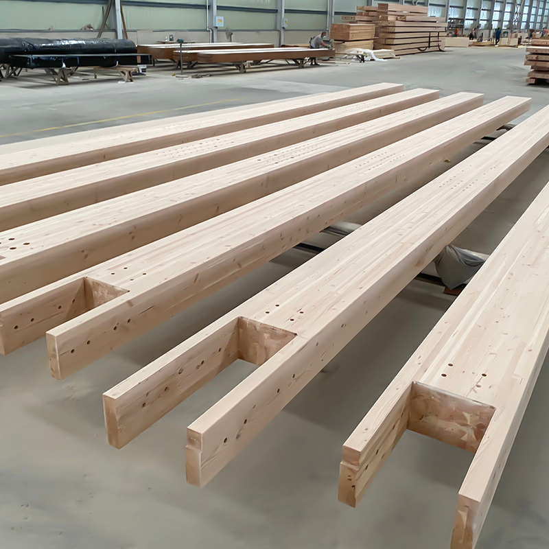 Viga y poste de madera laminada encolada de abeto Douglas 