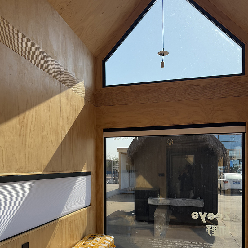 Casa de vacaciones prefabricada de madera