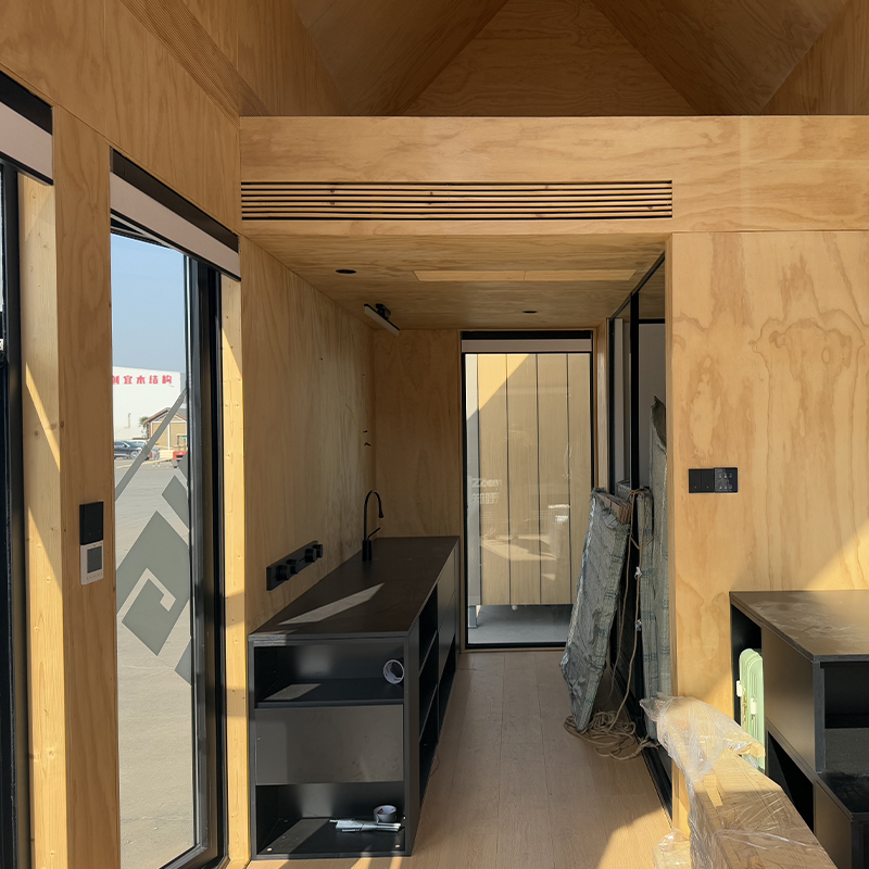 Casa de vacaciones prefabricada de madera