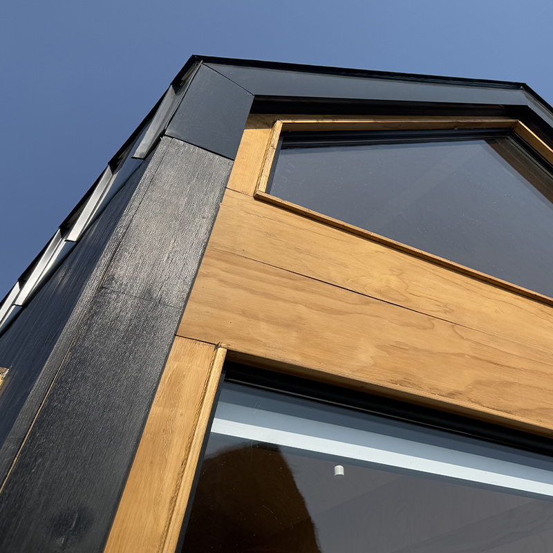 Casa de vacaciones prefabricada de madera