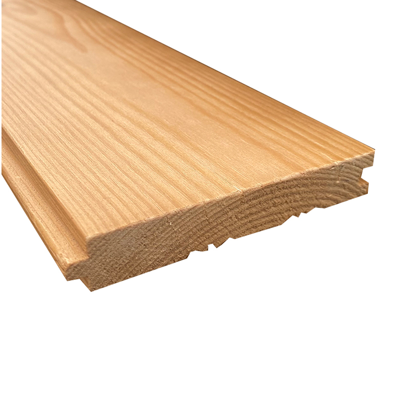 Revestimiento de pared exterior de madera de pino