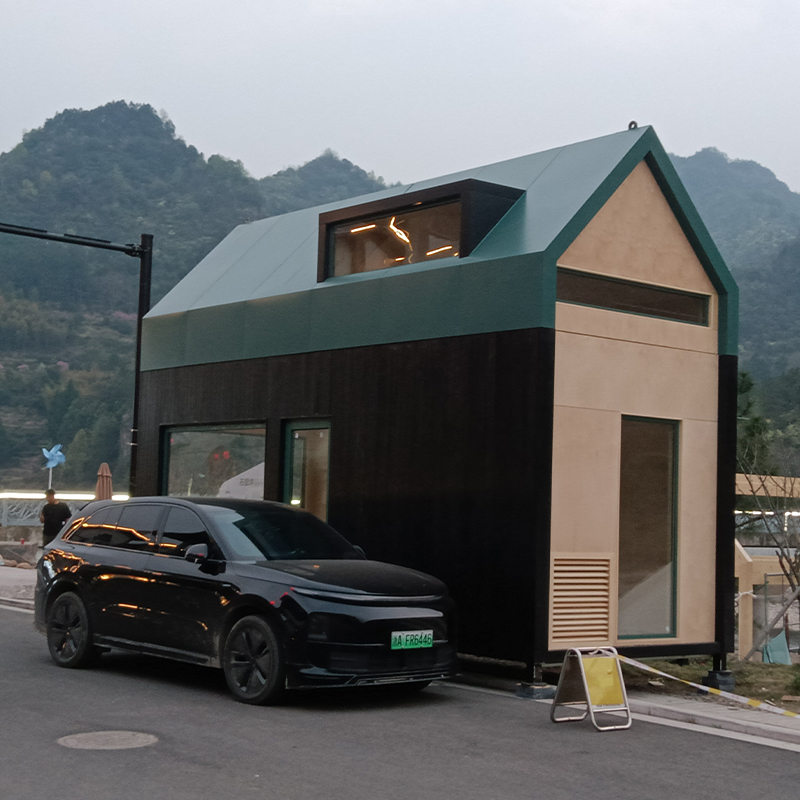 Casa de vacaciones prefabricada de madera