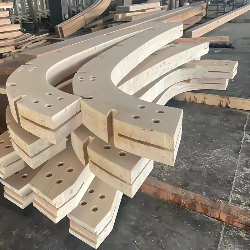 Glulam curvo de abeto Glulam curvo de abeto
