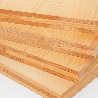 Madera laminada cruzada